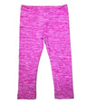 Unik Girl Polyester T Leggings - Girls Stretchy Polyester Fabric, Light Grey, Magnolia, Dark Grey, Sizes 2-12 (1 Pair)
