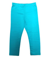Unik Girl Polyester Spandex Leggings - Black P, Mint P, Purple P, Stretchy, Sizes 2-12 (1 Pair)
