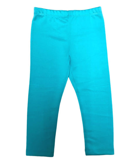 Unik Girl Polyester Spandex Leggings - Black P, Mint P, Purple P, Stretchy, Sizes 2-12 (1 Pair)