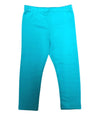 Unik Girl Polyester Spandex Leggings - Black P, Mint P, Purple P, Stretchy, Sizes 2-12 (1 Pair)