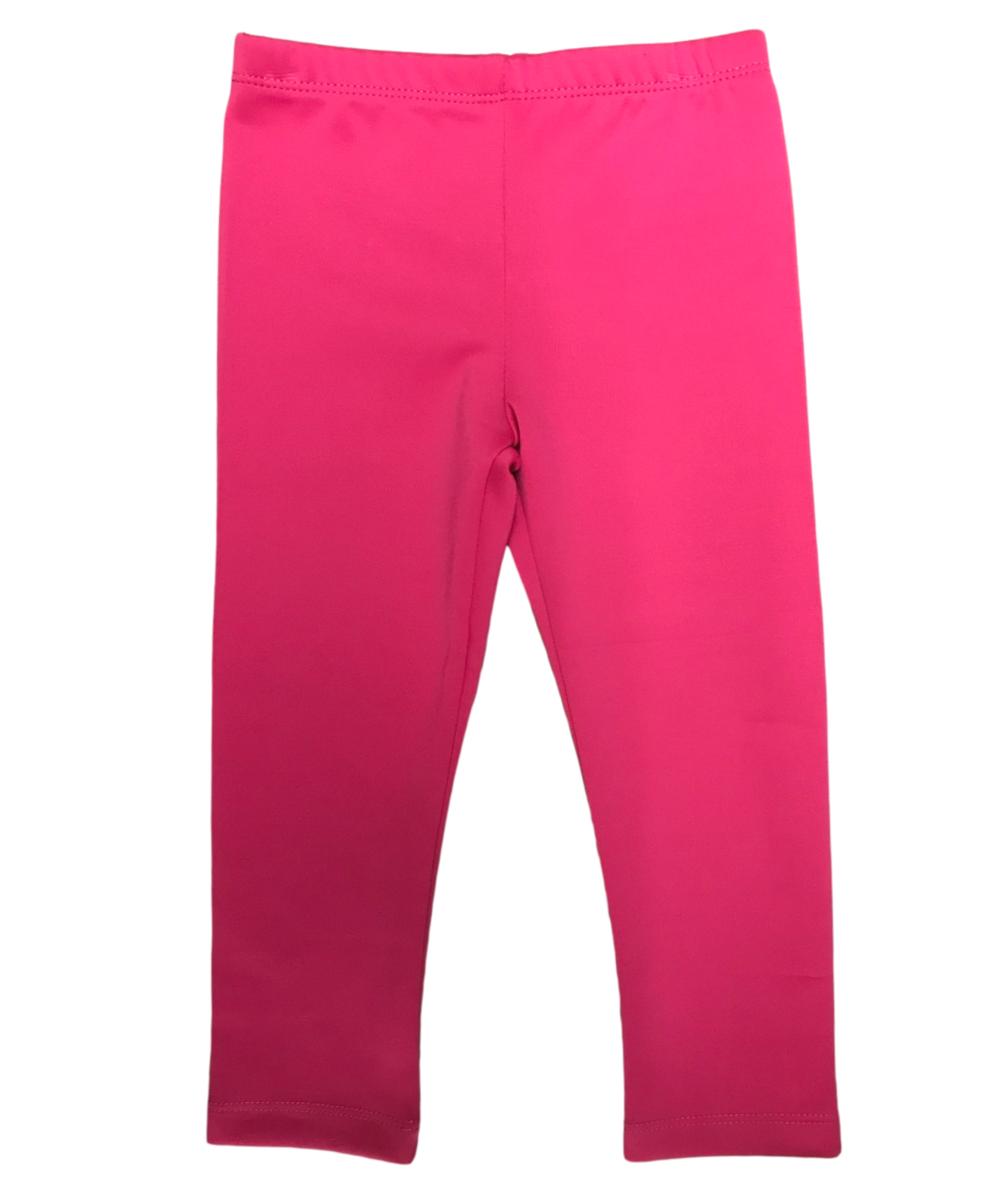 Unik Girl Polyester Leggings - Polyester Fabric, Solid Color, Girls Leggings, Sizes 2-12 (1 Piece)