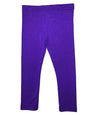 Unik Girl Cotton Legging - Burgundy, Grey, Navy, Purple, Solid, 2-12 (1 Pair)