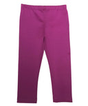 Unik Girl Polyester Spandex Leggings - Black P, Mint P, Purple P, Stretchy, Sizes 2-12 (1 Pair)