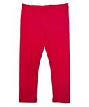 Unik Girl Cotton Legging 1 Cotton Fabric - Black, White, Pink, Red, Stretchy, 2-12 (1 Piece)