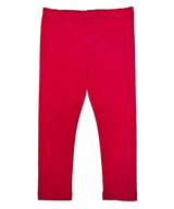 Unik Girl Cotton Legging 1 Cotton Fabric - Black, White, Pink, Red, Stretchy, 2-12 (1 Piece)