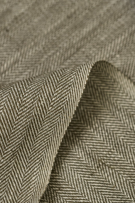 Linen Herringbone Yarn-Dyed Swatch