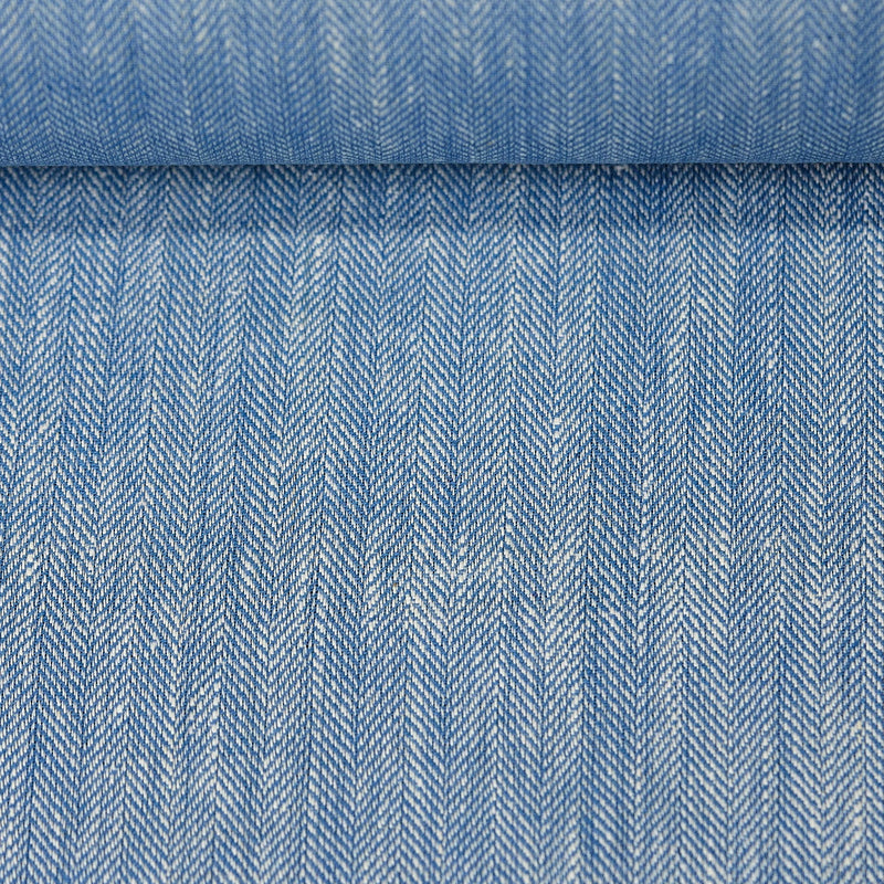 1 Yard Linen Novelty Herringbone Yarn Dyed Fabric Colonial Color 54" Width