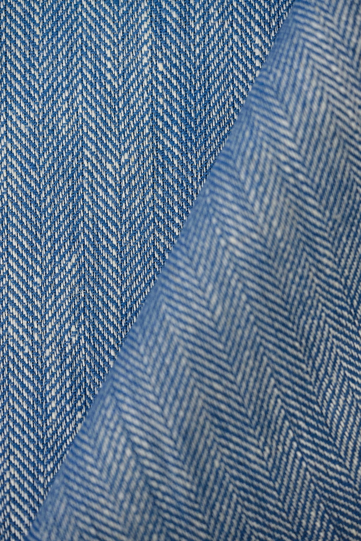 Linen Herringbone Yarn-Dyed Colonial Fabric