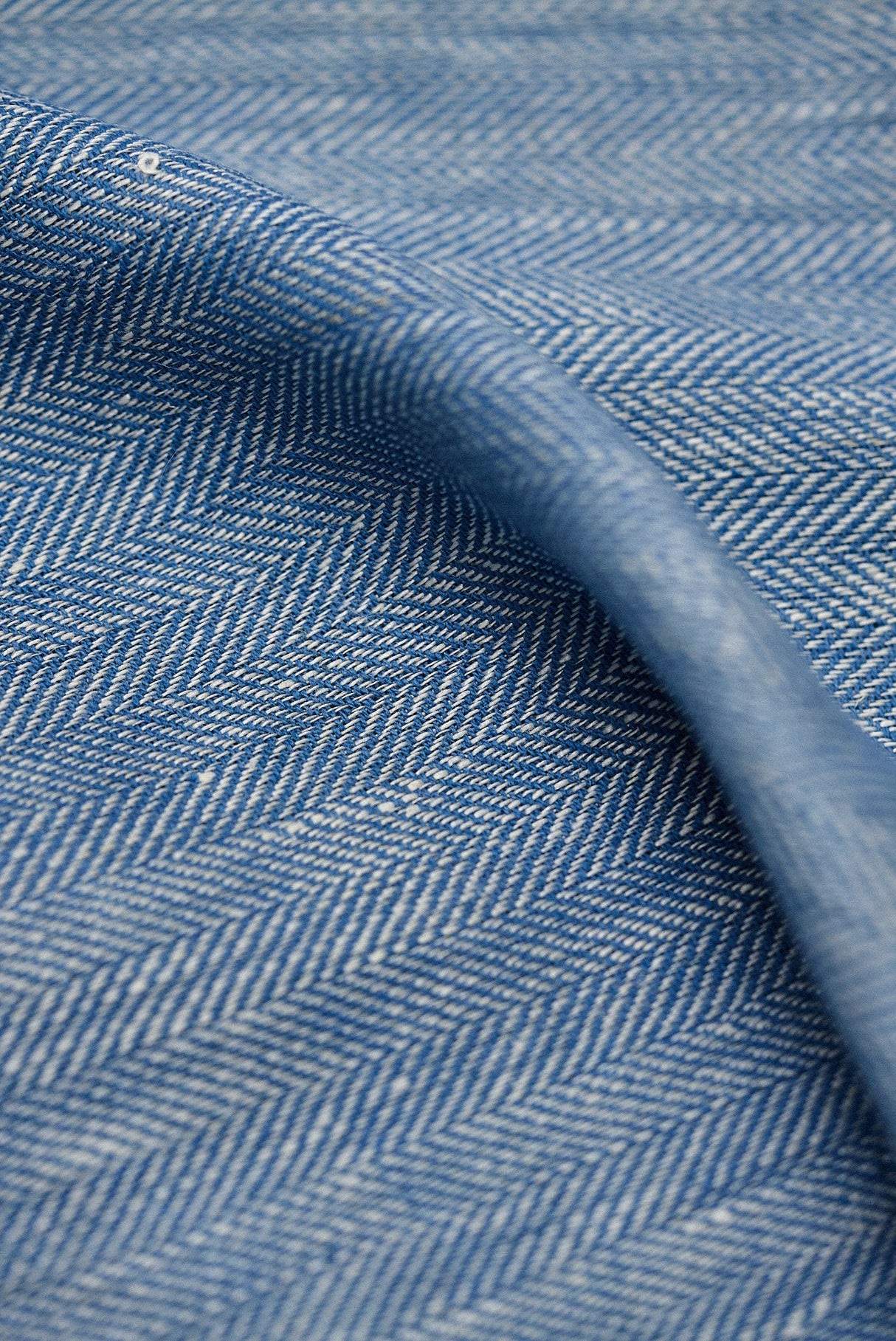 Linen Herringbone Yarn-Dyed Colonial Fabric