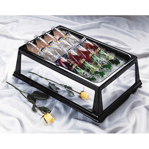 Geneva Insulated Beverage Bin - Mirrored Sides, Fits 18" x 26" box , 6" deep