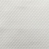 Geo Fabric Cotton Polyester Fabric - Embossed Geometric Design, Beige, 58" Width (1 Yard)