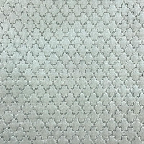 Geo Fabric Cotton Polyester Fabric - Embossed Geometric Design, Beige, 58" Width (1 Yard)