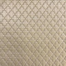 Geo Fabric Cotton Polyester Fabric - Embossed Geometric Design, Beige, 58" Width (1 Yard)