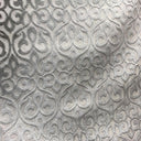 Georgia Damask Cut Velvet Fabric - Beige, Mimosa, Turquoise, Royal, Gray, 56" Width (1 Yard)