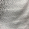 Georgia Damask Cut Velvet Fabric - Beige, Mimosa, Turquoise, Royal, Gray, 56" Width (1 Yard)