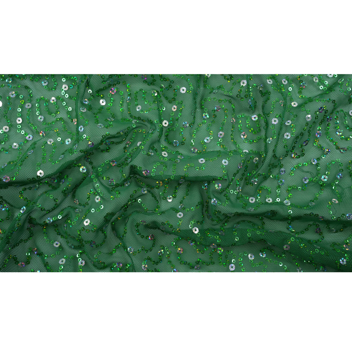 Sequin Mesh Stretch Fabric