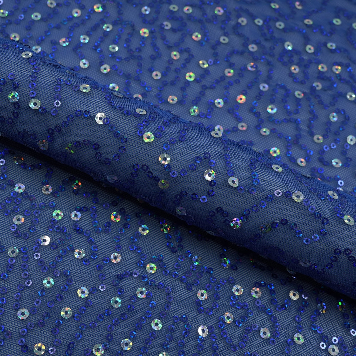 Sequin Mesh Stretch Fabric