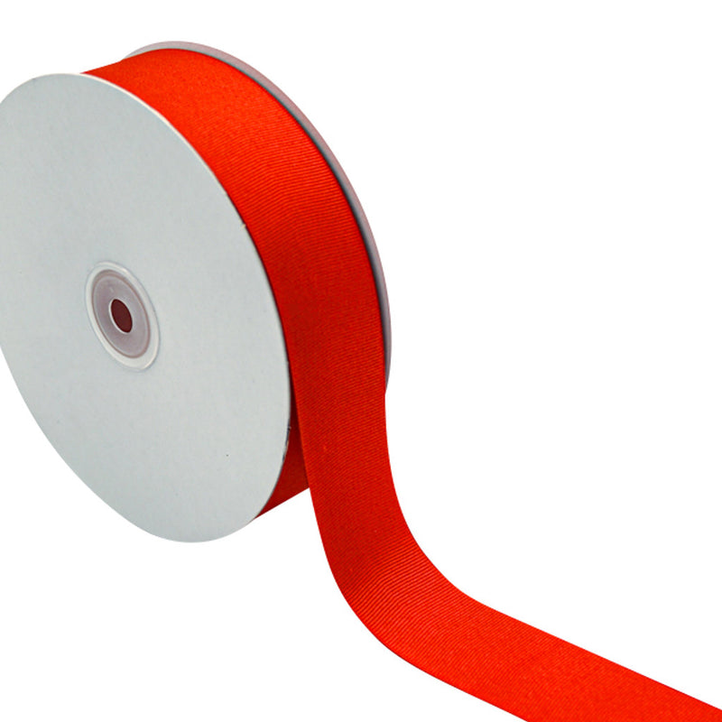 1 1/2"x 50 yards Red Polyester Grosgrain Gift Ribbon