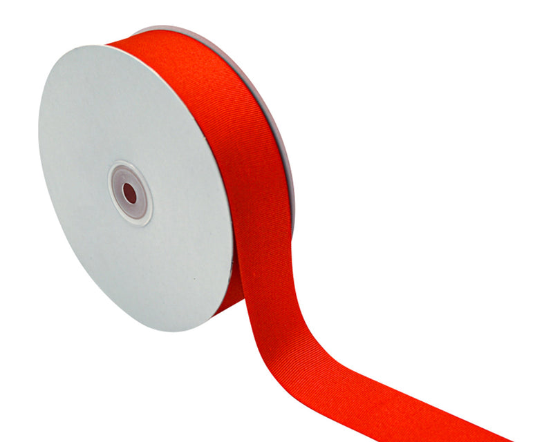 1 1/2"x 50 yards Red Polyester Grosgrain Gift Ribbon
