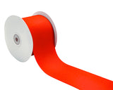 3"x 50 yards Red Polyester Grosgrain Gift Ribbon