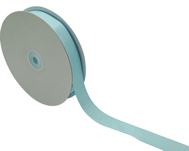 7/8"x 50 yards Blue Polyester Grosgrain Gift Ribbon - Pack of 10