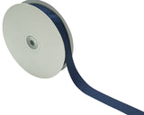 7/8"x 50 yards Navy Blue Polyester Grosgrain Gift Ribbon - Pack of 10