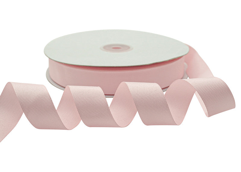 7/8"x 50 yards Pink Polyester Grosgrain Gift Ribbon - Pack of 10