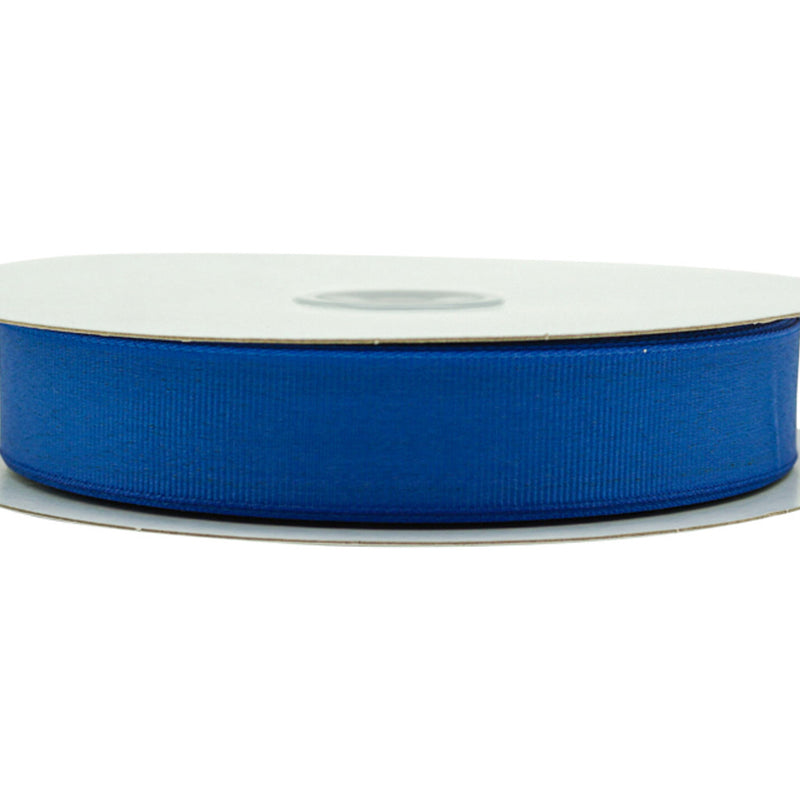 7/8"x 50 yards Royal Blue Polyester Grosgrain Gift Ribbon