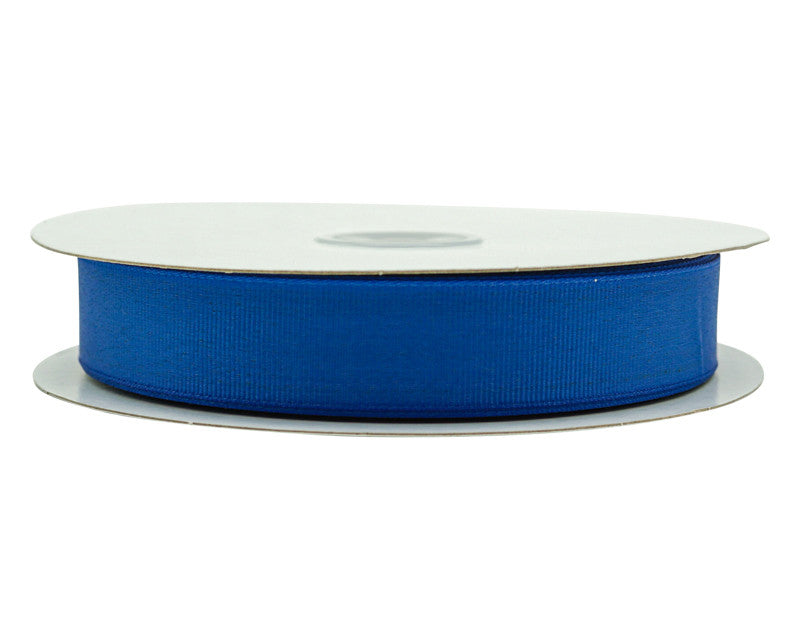 7/8"x 50 yards Royal Blue Polyester Grosgrain Gift Ribbon - Pack of 10