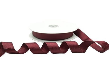 7/8"x 50 yards Wine Polyester Grosgrain Gift Ribbon