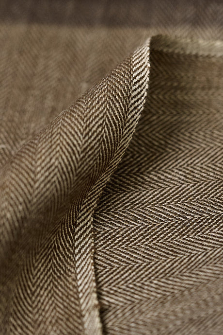 Linen Herringbone Yarn-Dyed Swatch