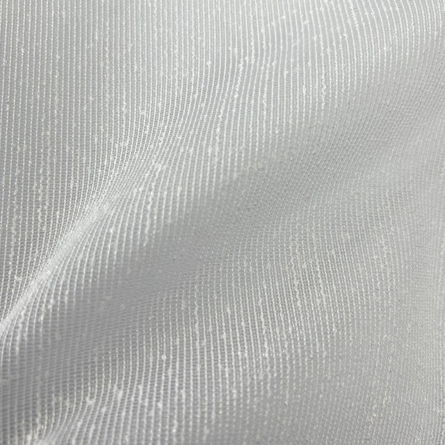 Giona Fabric Polyester Fabric - Textured Solid Sheer, 110" Width (1 Yard)