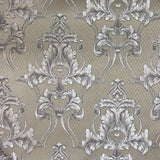 Giovani Damask Polyester Fabric - Elegant Traditional Damask, 55" Width (1 Yard)