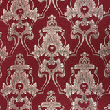 Giovani Damask Polyester Fabric - Elegant Traditional Damask, 55" Width (1 Yard)