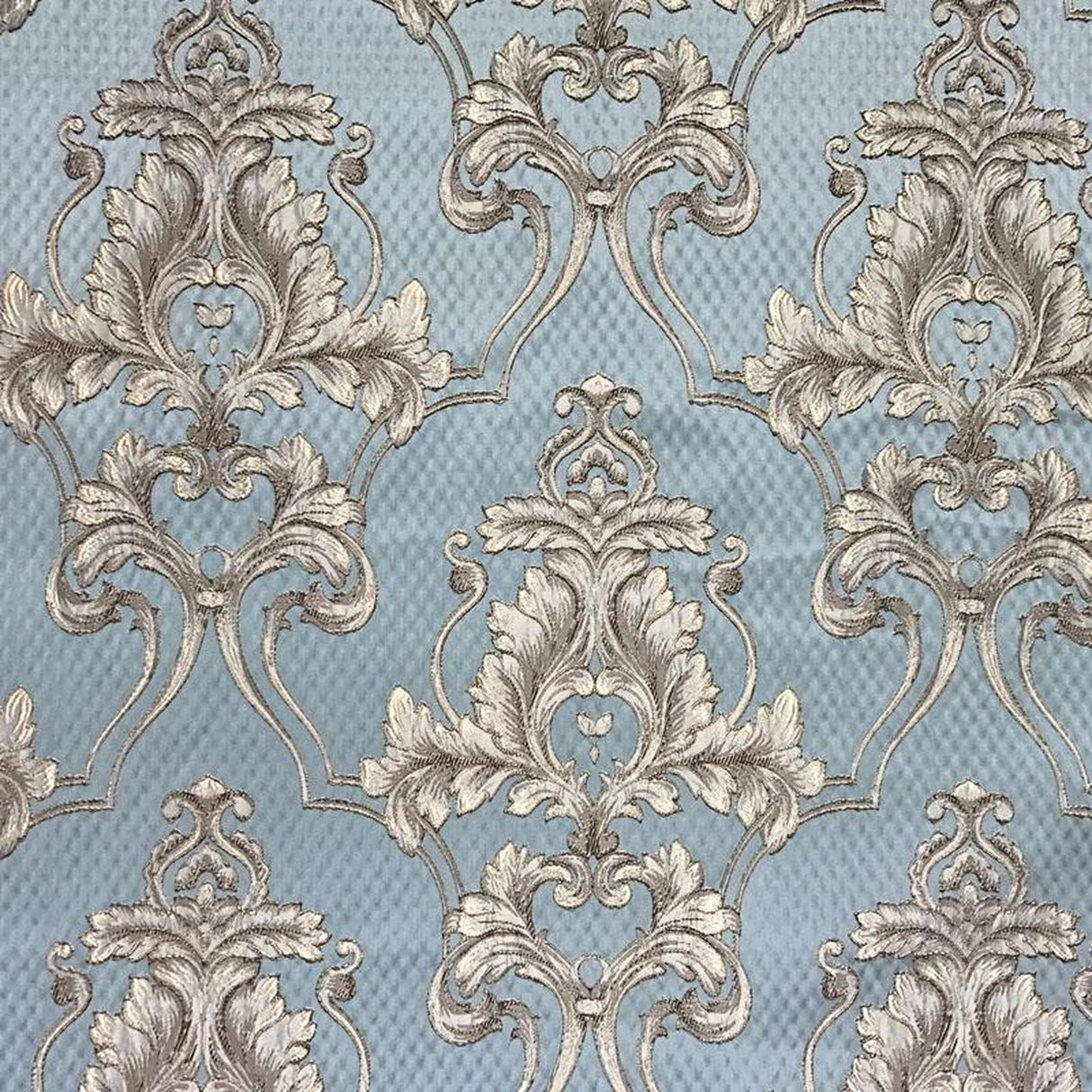 Giovani Damask Polyester Fabric - Elegant Traditional Damask, 55" Width (1 Yard)