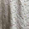Giza Silk Fabric - Floral Embroidered, 54" Width (1 Yard)