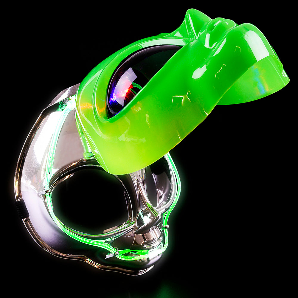 Light-Up Alien Mask 8"