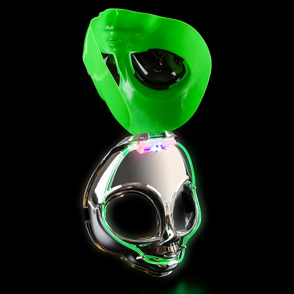 Light-Up Alien Mask 8"