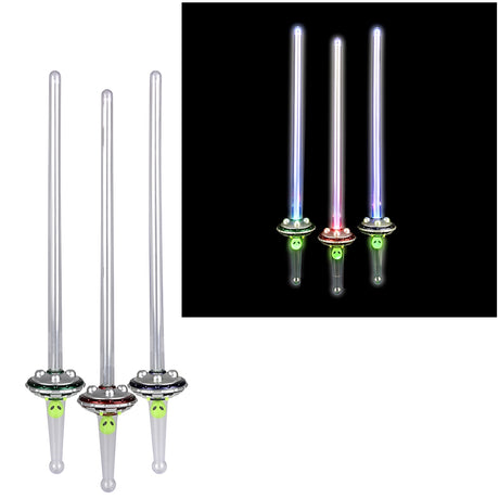Light-Up Alien UFO Sword 26"