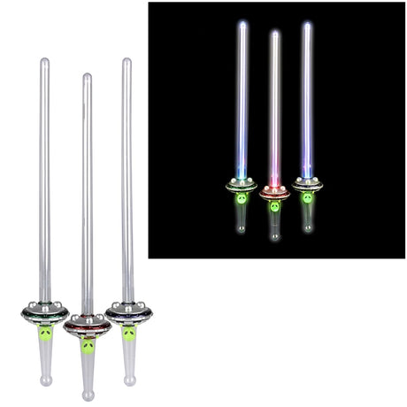 Light-Up Alien UFO Sword 26"