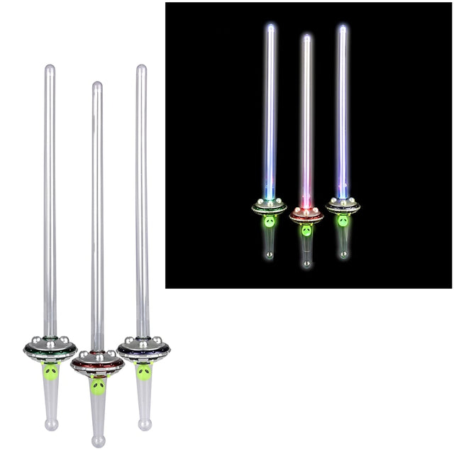 Light-Up Alien UFO Sword 26"