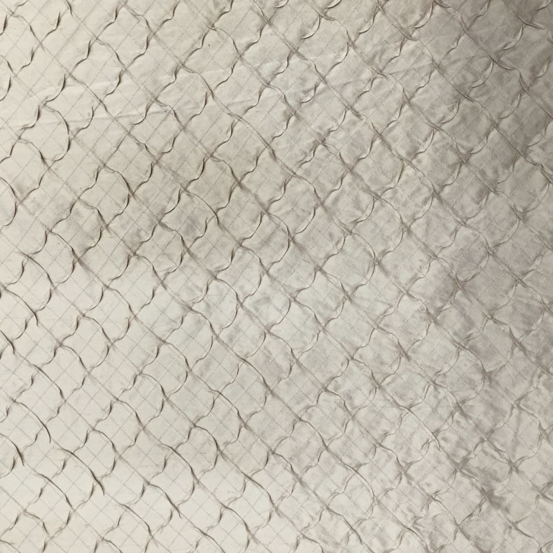 Glamour Silk Fabric - Crushed Diamond Weave, 44" Width (1 Yard)