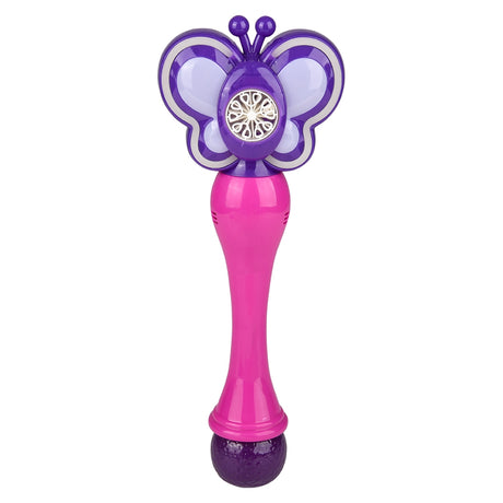 Light-Up Neon Butterfly Bubble Wand (1 PC)