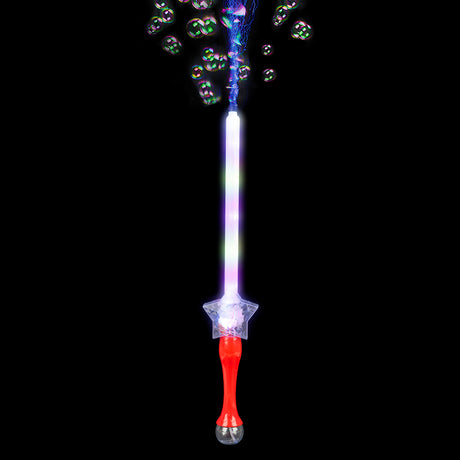 Light-Up Star Bubble Sword (1 PC)