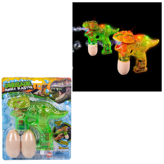 Light-Up T-Rex Bubble Blaster