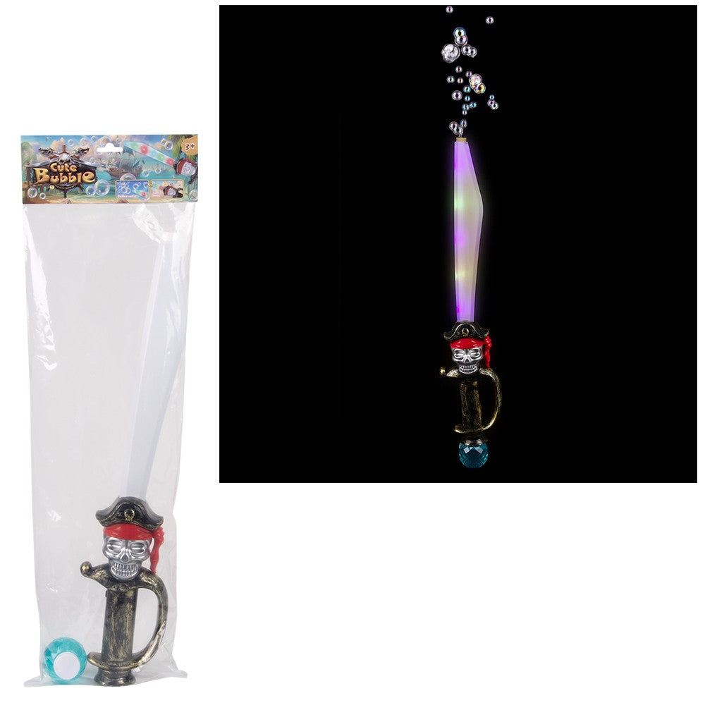 Pirate Bubble Sword With Sound 22"