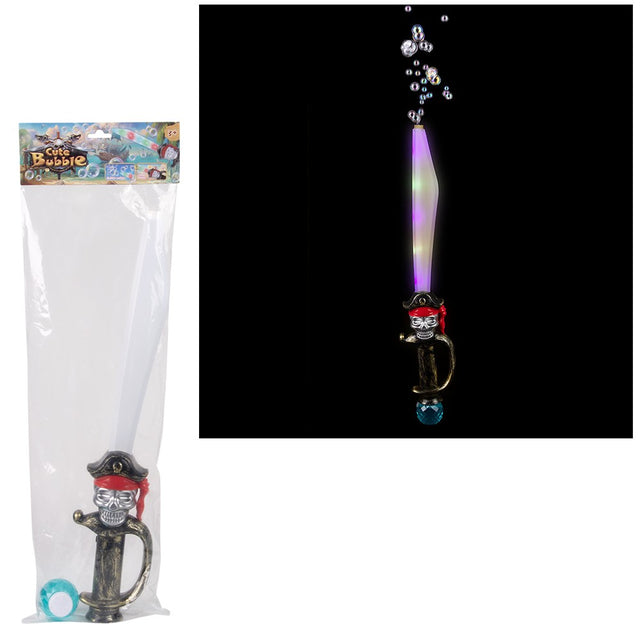 Pirate Bubble Sword With Sound 22"
