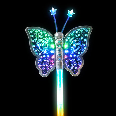 Light-Up Butterfly Baton 16"