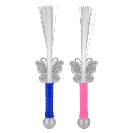 Light-Up Butterfly Fiber Wand (1 DZ)