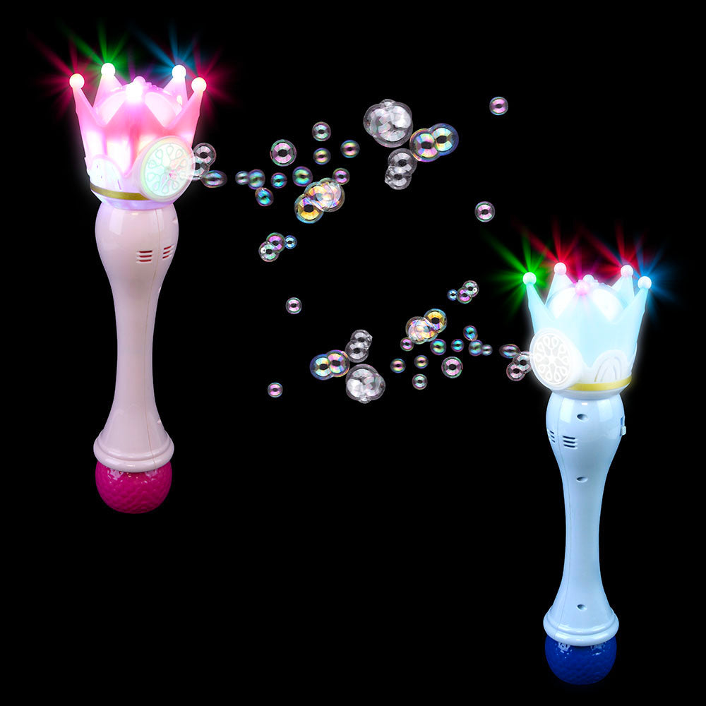 Light-Up Crown Bubble Wand (1 PC)